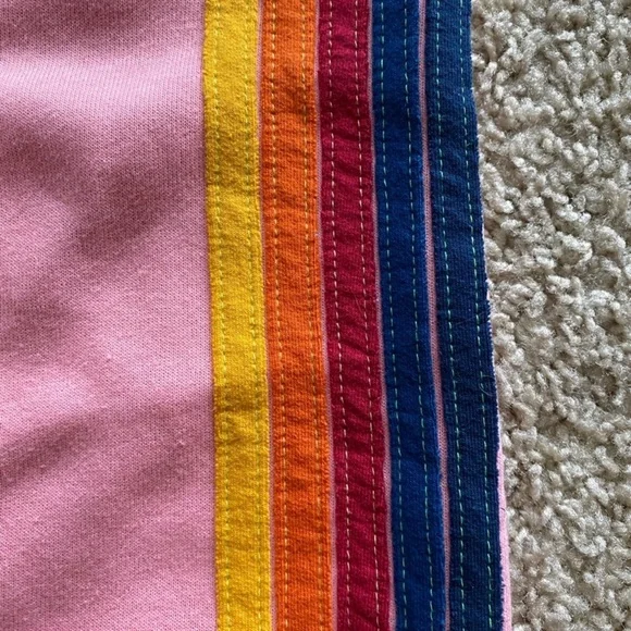 Aviator Nation Pink Five Stripe Sweatpants - Picture 7 of 9